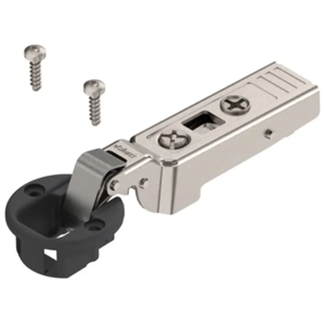 Charnière Clip Top pour portes en verre 94° 75T4200 pour portes jumelées avec boîtier à visser avec ressort