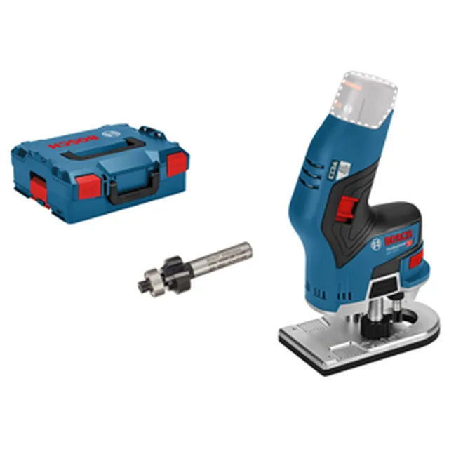 BOSCH Affleureuse sans fil GKF 12 V-8 C&G Chargeur et batterie Li-Ion non livrée