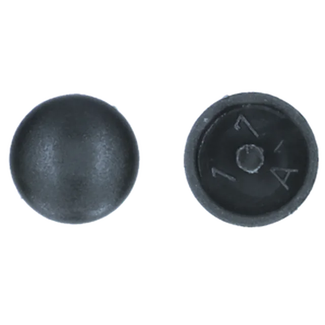 Capuchon à tenon pour tête de vis 12, gris anthracite R7016 (emb: 200pces)