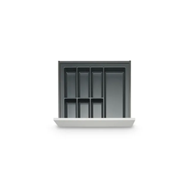 Range-couvert PVC pour Legrabox corps de meuble 600mm (parroi 18mm) prof. 500mm anthracite