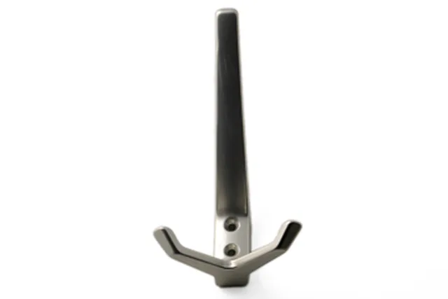 Porte-Manteau Double Aluminium 89x127mm - Biemar Bois
