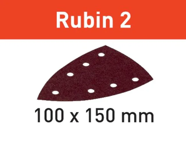 Abrasifs Rubin 2 STF DELTA 100x150 mm P220 RU2 (Emb de 10 pces)
