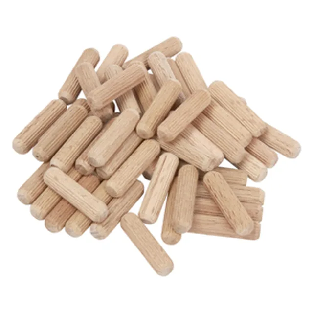 Chevilles cannelées hêtre D 8mm 30mm /sac de 10 kg (+/-898 pces/kg)