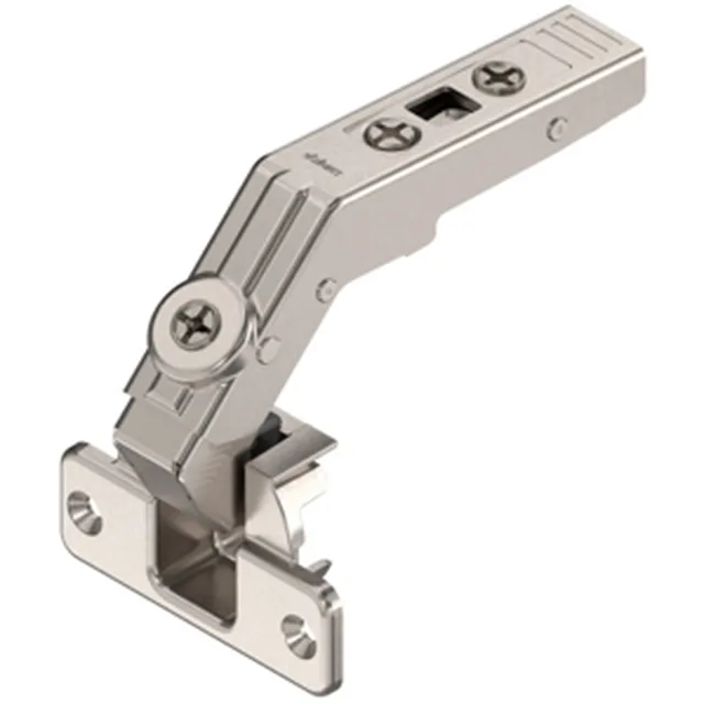 Charnière Clip Top 60° 79T8500 pour meuble d'angle à porte pliante avec boîtier à visser avec ressort