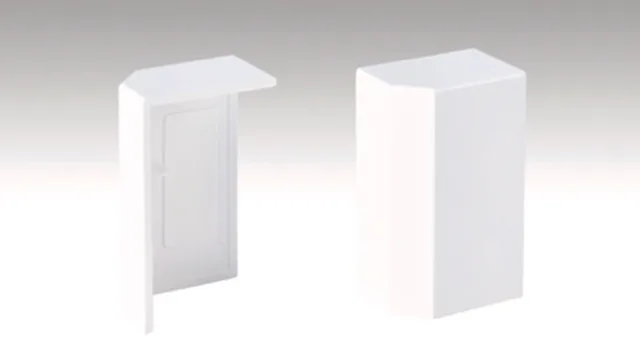Embout gauche/droit conçu pour les plinthes 8PK/18PK Blanc 2001