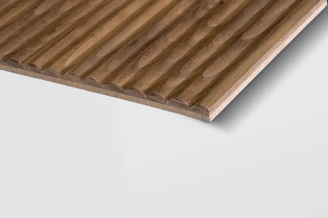 3D-Wood - Flex PORTOFINO Amerikanischer Nussbaum Massiv - 2400x1200x4,8mm (LATHO FRESATI PORTOFINO)