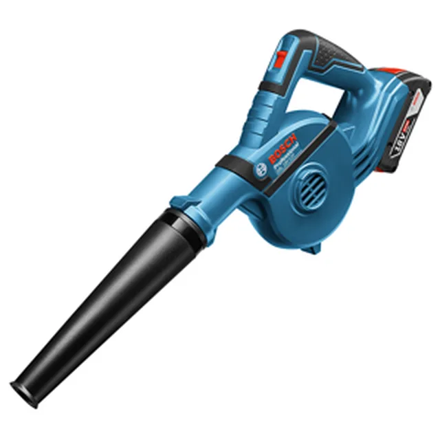 BOSCH Souffleur sans fil GBL 18 V-120 (Chargeur et batterie Li-Ion non livrée, 4 embouts)