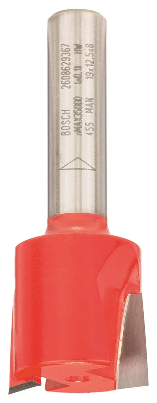 Fraise à rainurer pour charnières 8 mm, D1 19 mm, L 12,5 mm, G 51 mm