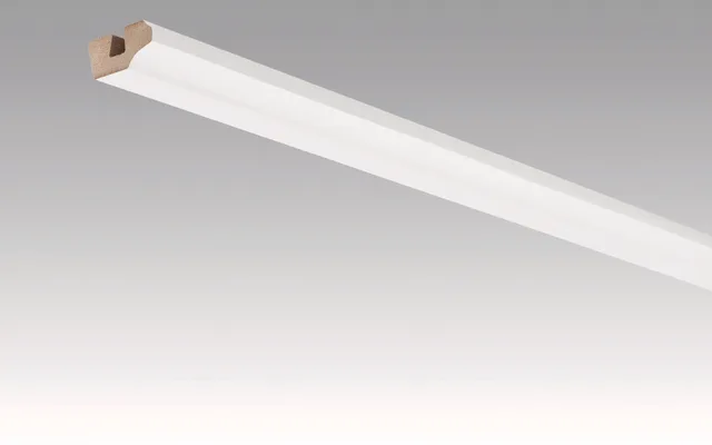 Moulure plafond/clip Blanc uni brillant 19/38 mm - Biemar Bois