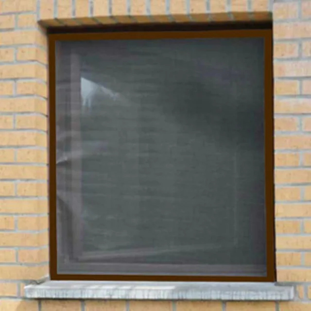 Fliegengitterfenster 1x1,2m braun