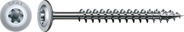 SPAX Vis WIROX de construction tête disque 8x120mm TX40 FT (emb 50 pces)