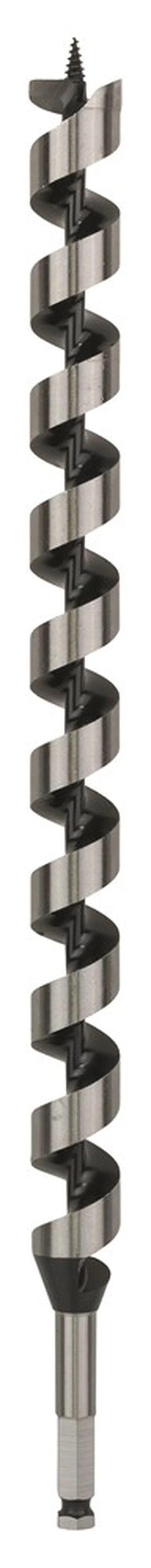 Mèche à bois hélicoïdale, six pans 28 x 385 x 450 mm, d 11,1 mm
