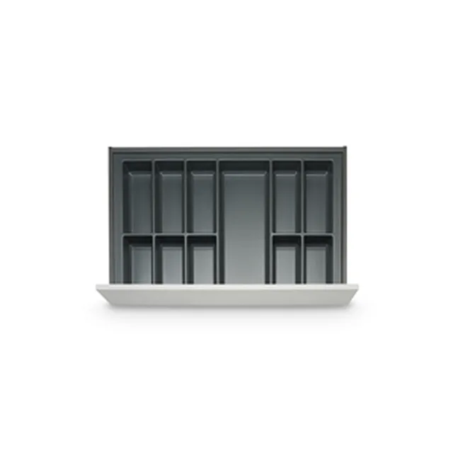 Range-couvert PVC pour Legrabox corps de meuble 800mm (parroi 18mm) prof. 500mm anthracite
