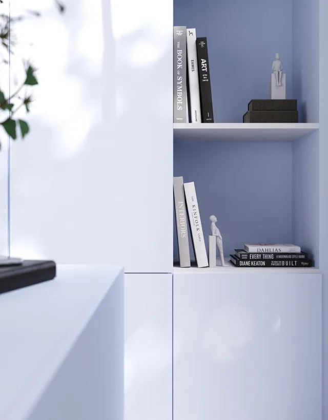 Mélaminé Unilin 18mm Frozen blue - Biemar Bois-3