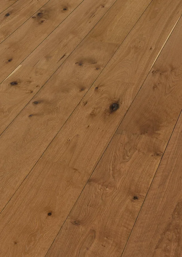 Sol en Bois Lindura HD 400 - Huilé Nature Chêne Authentique Châtaigne 8911 - Biemar Bois-1