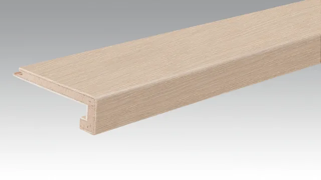 Parquet Profilé U Chêne Animé Blanc Crème 9014 - Biemar Bois