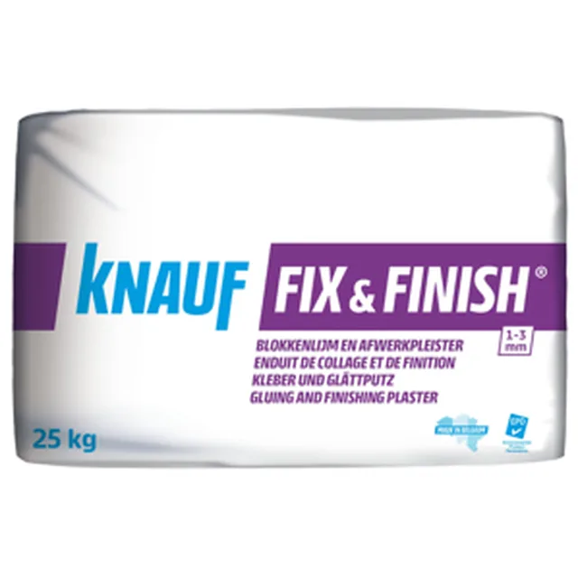 Knauf Fix and Finish Enduit de collage et de finition 25 kg