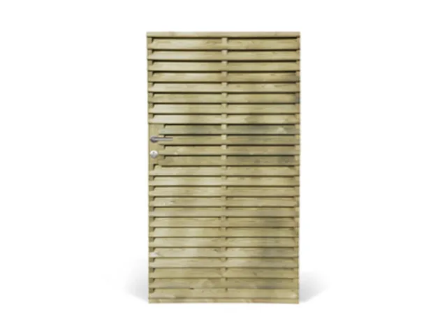 Porte STORA en Pin vert autoclavé 990x1760 - Ref 106952