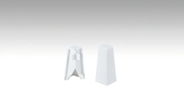 Angle extérieur 3PK Blanc 2001 - Biemar Bois
