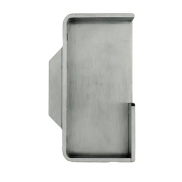 Coquille à encastrer HDD carree massif arrondie 40mm inox plus la piece