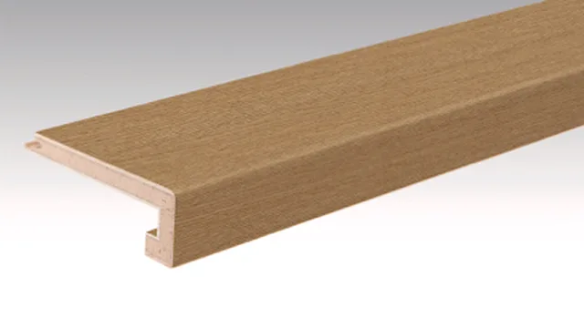 Parquet Profilé pour nez de marche U Chêne authentique greige 9019 | brossé / 2150*108*40mm