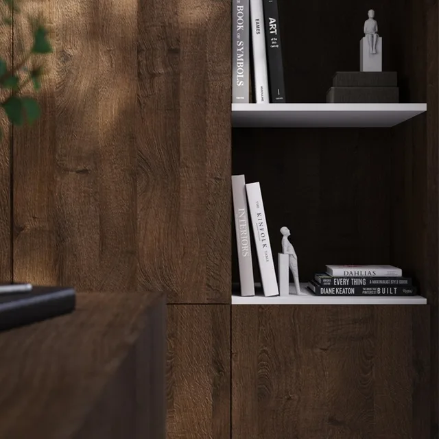 Stratifié 0H164 V8A Royal Oak Dark Brown - Biemar Bois-1