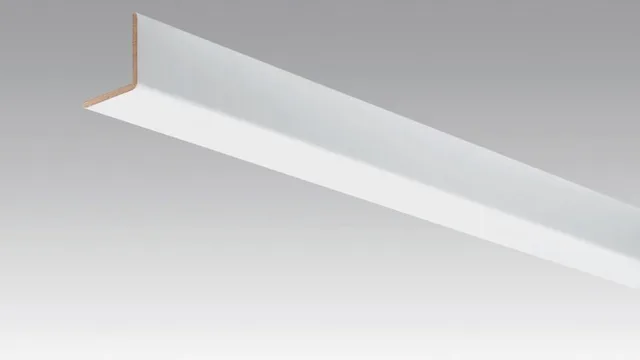Equerre 33/33 mm Mur blanc - Biemar Bois