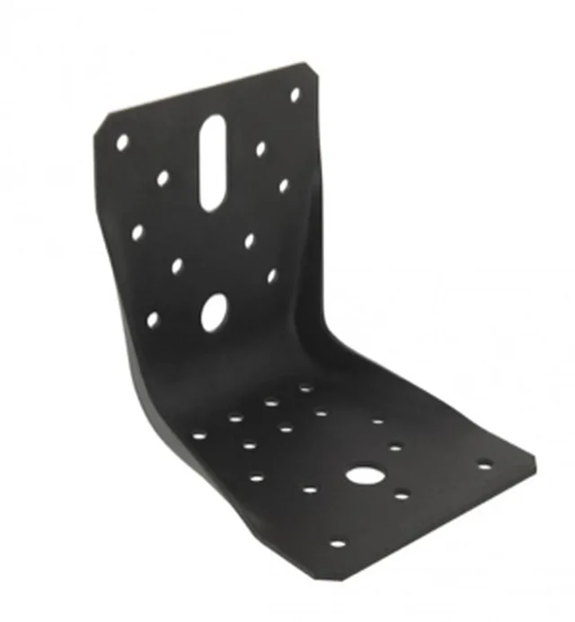 EQUERRE RENFORCEE 100/100/90/2 NOIRE