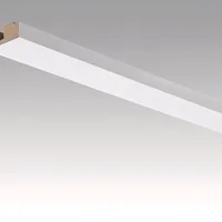 Moulure Carree MC Blanc Brillant 15/40mm - Biemar Bois