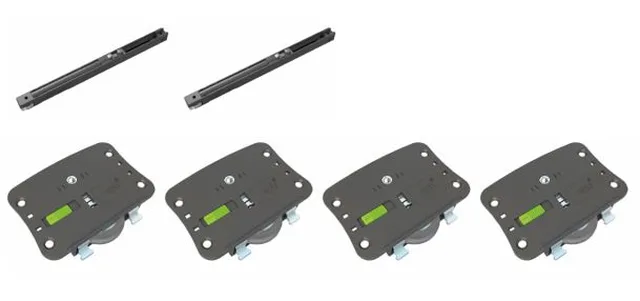 Submarine garniture 15Kg pour une porte avec 2 amortisseurs