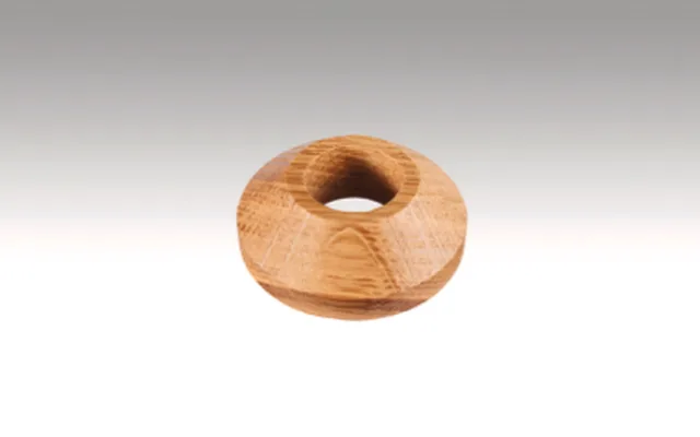 Rosettes pour radiateurs en bois véritable, massif, 22 mm Chêne nature