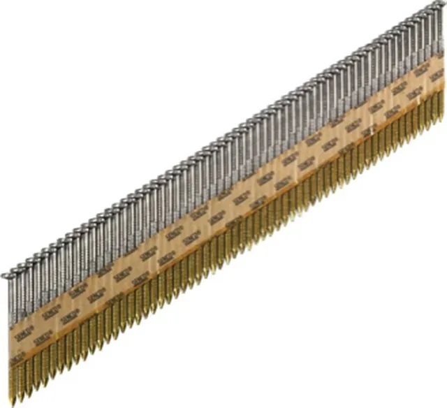 Clous en bande 2,8 x 50 mm annelés galvanisés (Emb de 4000 pces)