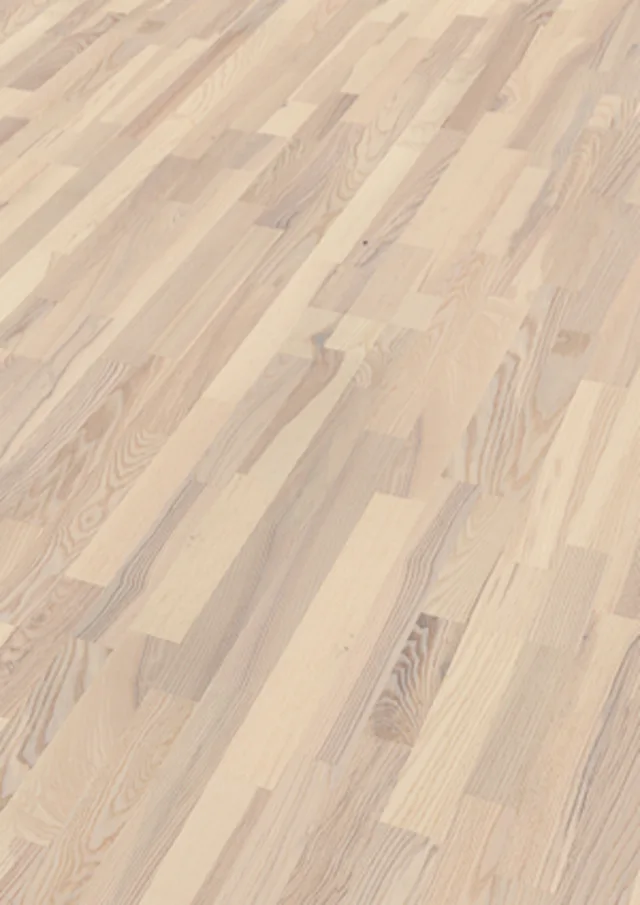 Sol Parquet longlife PC 200 | verni ultra mat Frêne animé blanc 9044 | brossé 2400*200*13mm