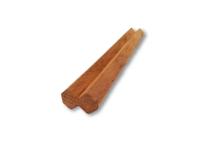 Coin extérieur padouk V18 pour bardage 21mm