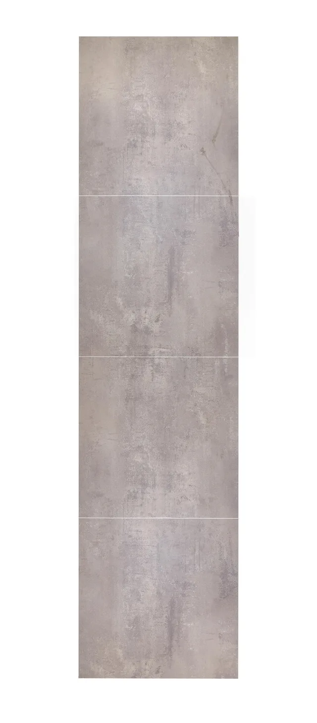 PANEL-X ELITE TILE Cement Satin 60x60 klik - Biemar Bois