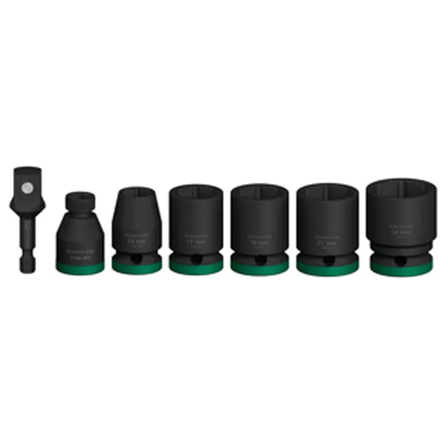 Set 5 Douilles Impact PRO, 2 adaptateurs