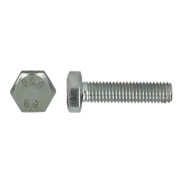 Vis tête hexagonal avec ecrou M8x40, zingué (emb: 12pces)