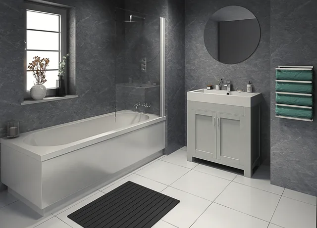 Panel-X NEXT Black Bonito Glans 2400x580mm - Biemar Bois-1