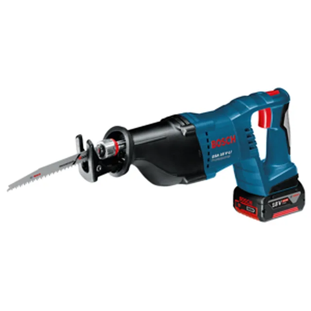 * BOSCH Scie sabre sans fil GSA 18 V-LI (2x 5,0 Ah, chargeur GAL 1880 CV)