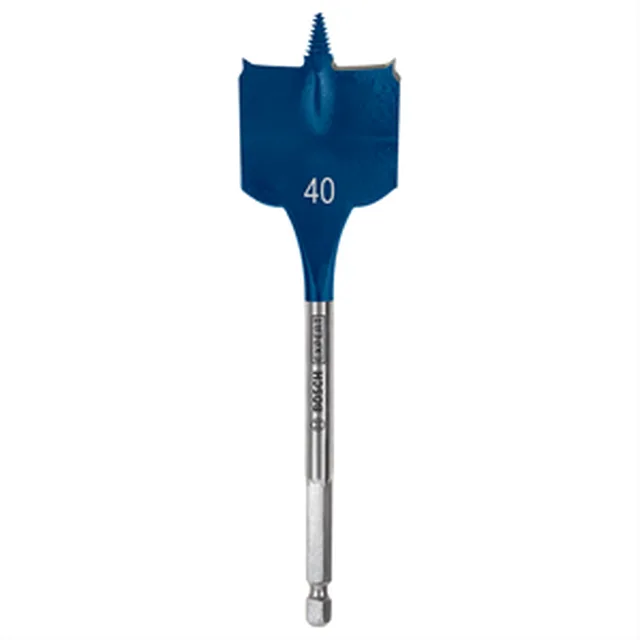 EXPERT Mèche plate Self Cut Speed, six pans 40 x 152 mm