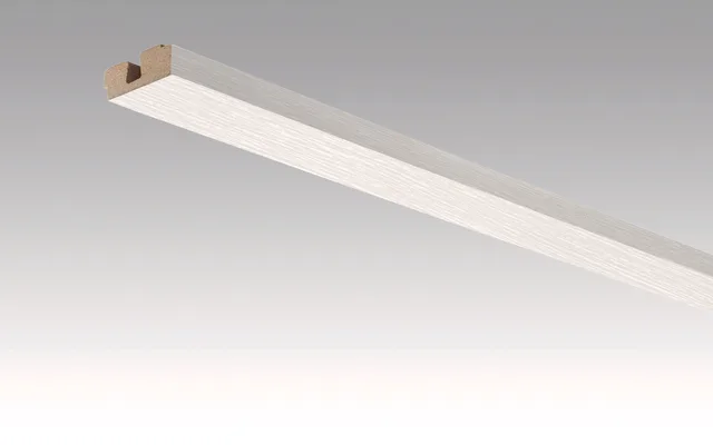 Moulure Carree MC Fineline Blanc 15/40mm - Biemar Bois