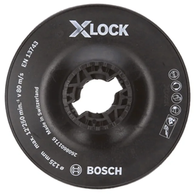 X-LOCK Plateau Ponçage 125mm hard