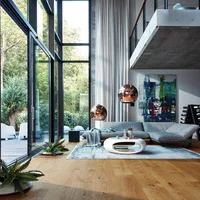 Sol en Bois Lindura HD 400 - Huilé Nature Chêne Animé 8900 - Biemar Bois