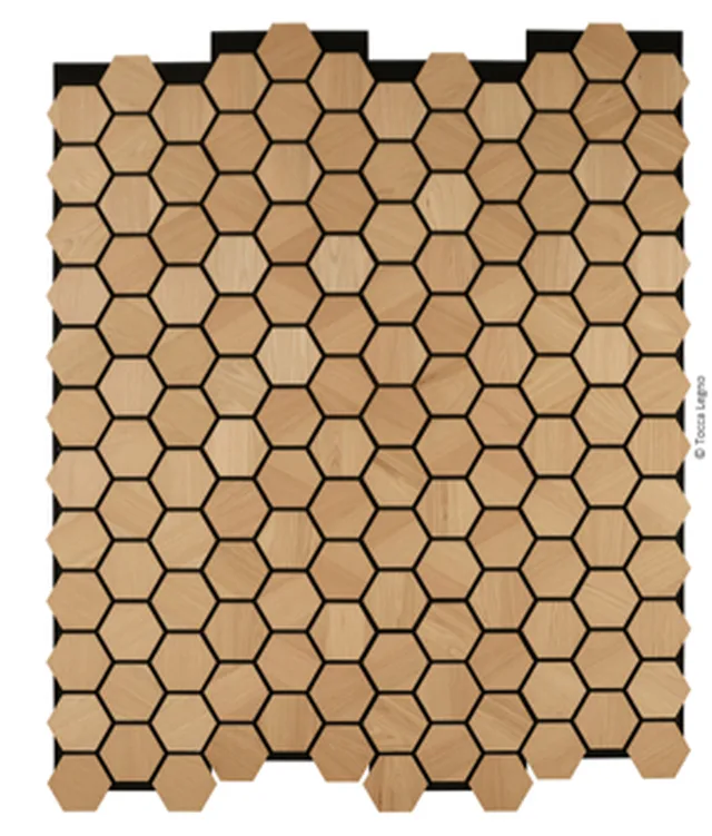 Tocca legno - Hexa Panels Natural - 674x 551 x 21 mm