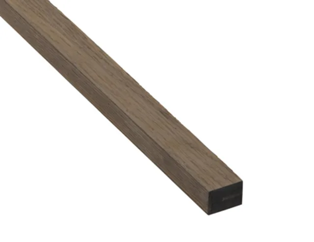 Tocca legno - Profil de finition Smoke - 2700 x 27 x 21 mm