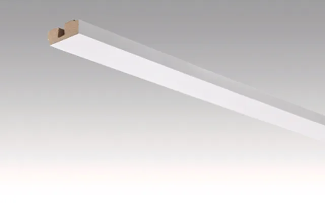 Moulure carrrée de finition pour plafonds 15/40 mm MC Blanc brillant 4084 / 2380*40*15mm