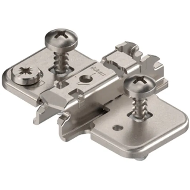 Embase en croix réglable par excentrique,avec expando 174H7130Edist.: 3mm - H: 11,5mm