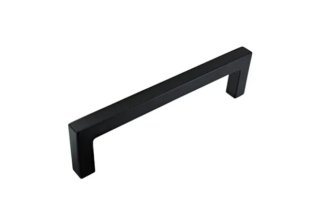 Poignée fer fondu versé noir cc 128 mm 10x10 mm - Biemar Bois