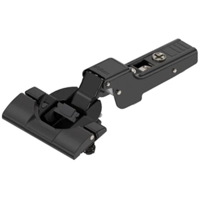 Charnière Clip Top 110°71B3690 Blumotion intégré Inserta pour portes jumelées, finition onyx noir