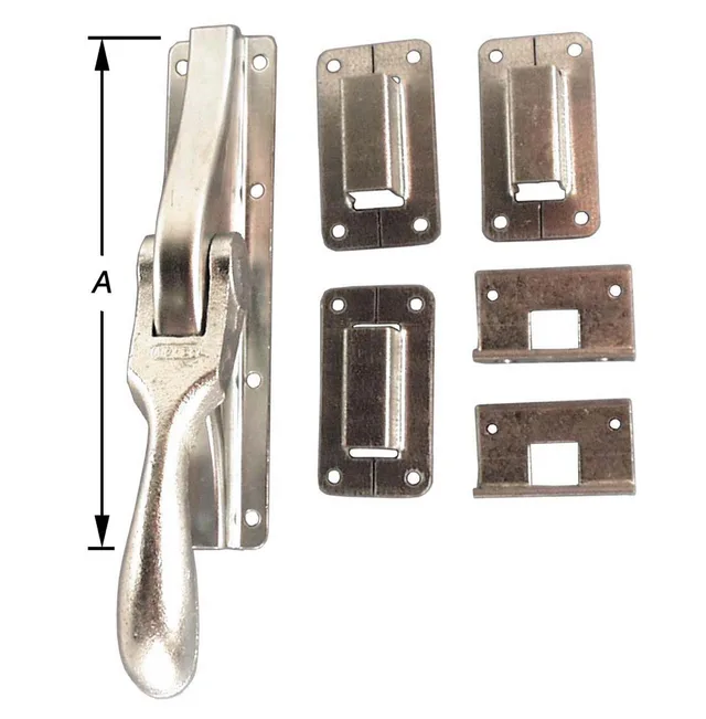 Crémone forte galvanisée 180 mm - Biemar Bois
